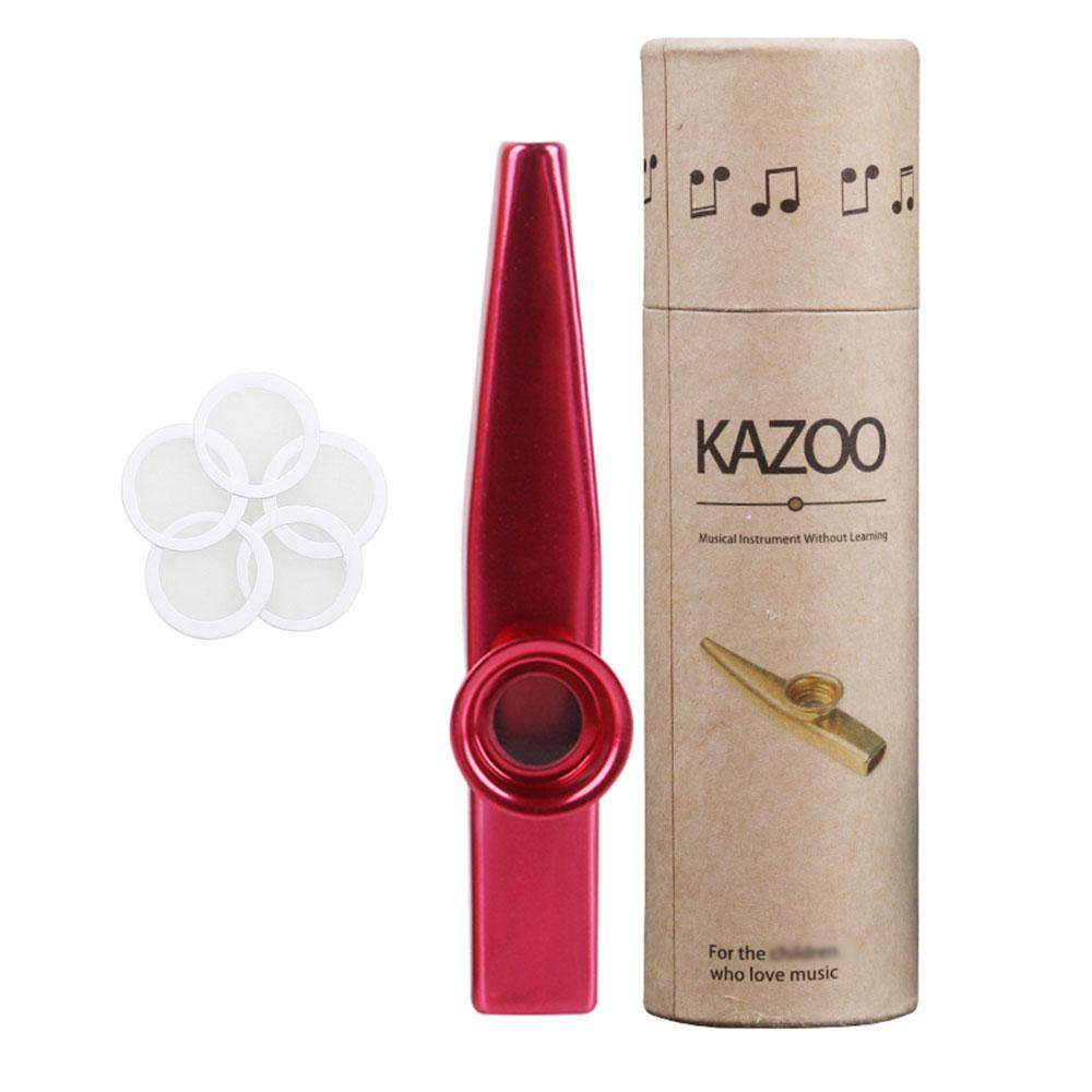 Exquisite Aluminum Alloy Kazoo with Storage Box- Suitable for Beginners Musical Instruments
