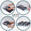 10x Rolled Vacuum Bags for Travel Clothes, Bedding