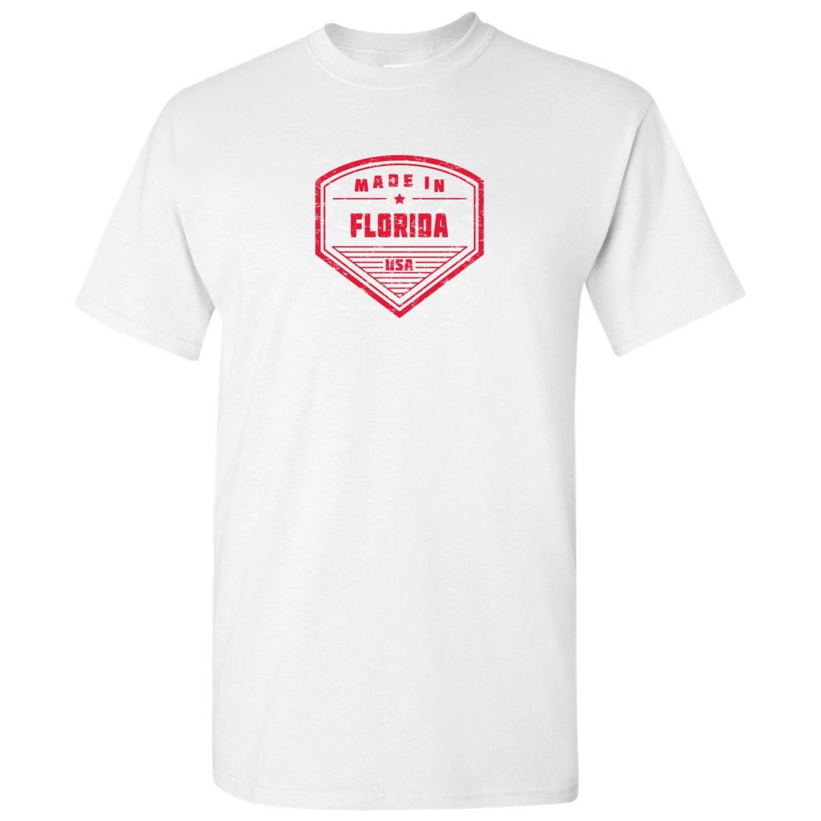 Made in Florida Badge- Classic City Sports Team T-Shirt - White 3XL