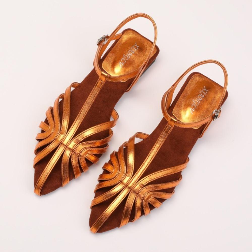 Knitted Low Heeled Roman Shoes for Women's 2025 Summer New Style Open Toed Straight Leg Sandals for Outdoor Travel Beach Shoes