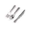 12pcs Mini Dollhouse Miniature Scene Model Doll House Accessories Knife And Fork