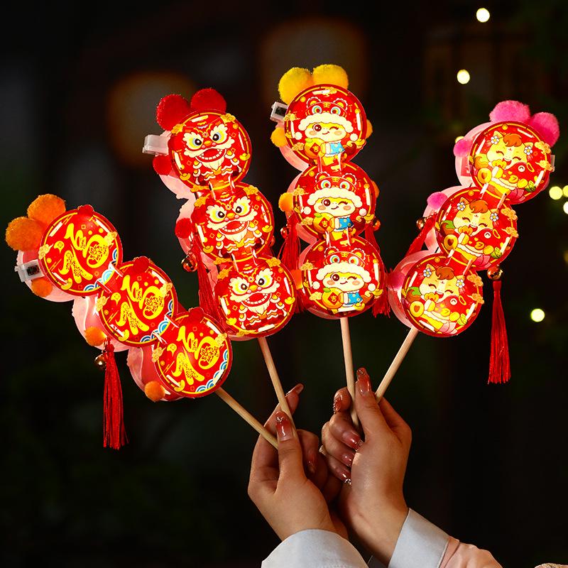 DIY Glowing Tanghulu Lantern Kit for Kids - Spring & Lantern Festival Craft