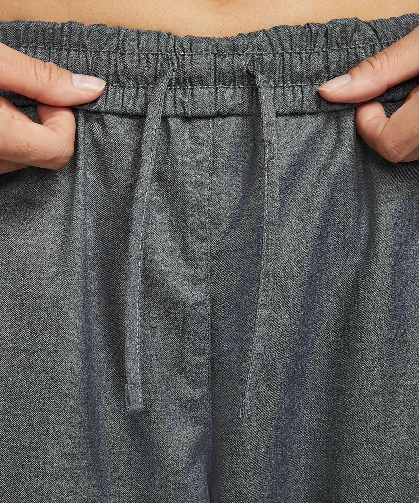 NIKE Sportswear Oversized Mid-Rise Woven Pants W - Black:Heather:Black / If5454-010