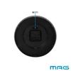 MAG Small Wall Clock Wall Clock Analog Simple Diameter 25.4cm Silver Bronche W-803A SM-Z Noah Precision