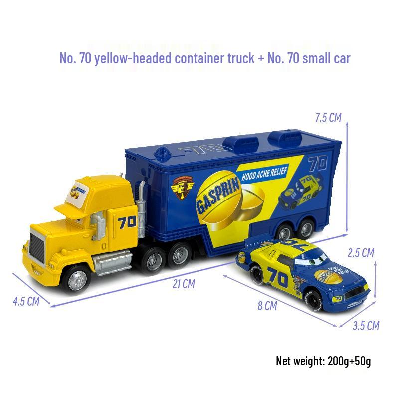 Mack Truck & Race Car Alloy Toy Set for Kids
