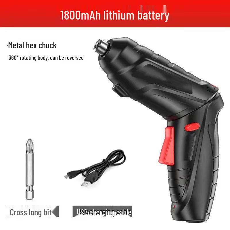 Rechargeable Multifunctional Electric Drill & Folding Screwdriver Tool for Household Use