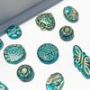 Baroque Retro Tracing Gold Beads Acrylic Multiple Styles Beads For Jewelry Making DIY Charm Decoration