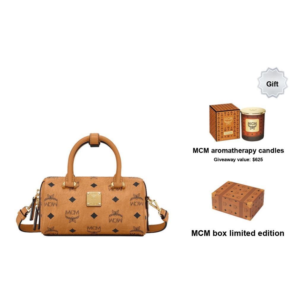 New MCM Essential Visetos Origina Monogram Motif Tote Bag MWBAASE03CO001