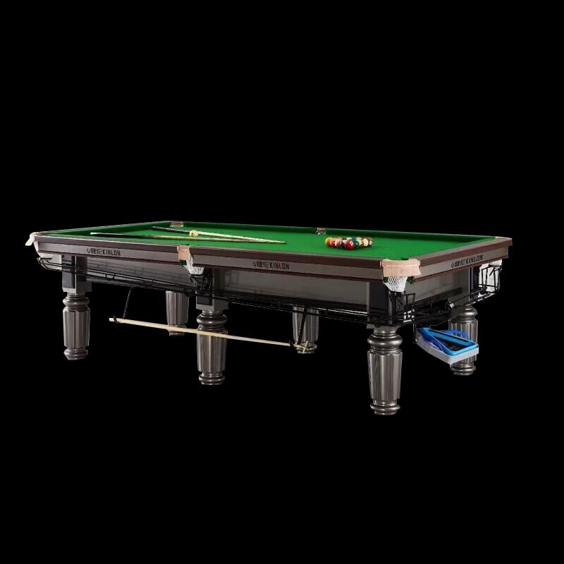 JEEANLEAN 9ft Black 8 Standard Pool Table