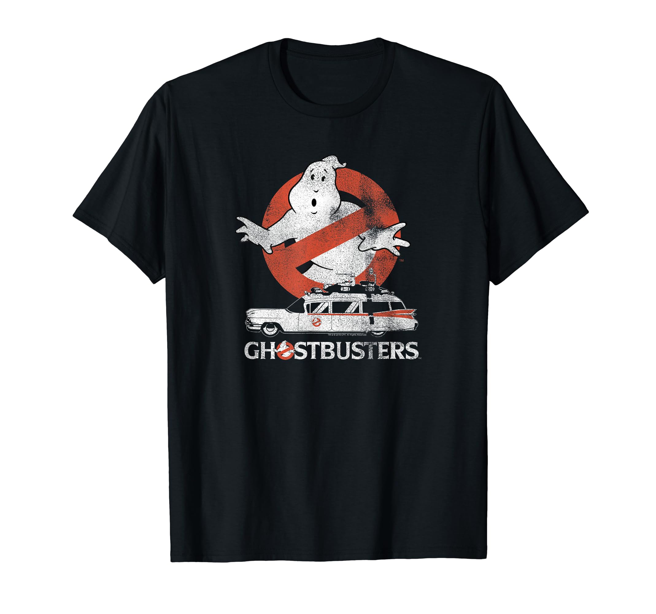 

Ghostbusters No Ghost with Ecto Vector T-Shirt