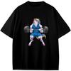 Vintage Gym Unicorn Fitness Anime Cartoon Gift Girls Boys Teens T-Shirt