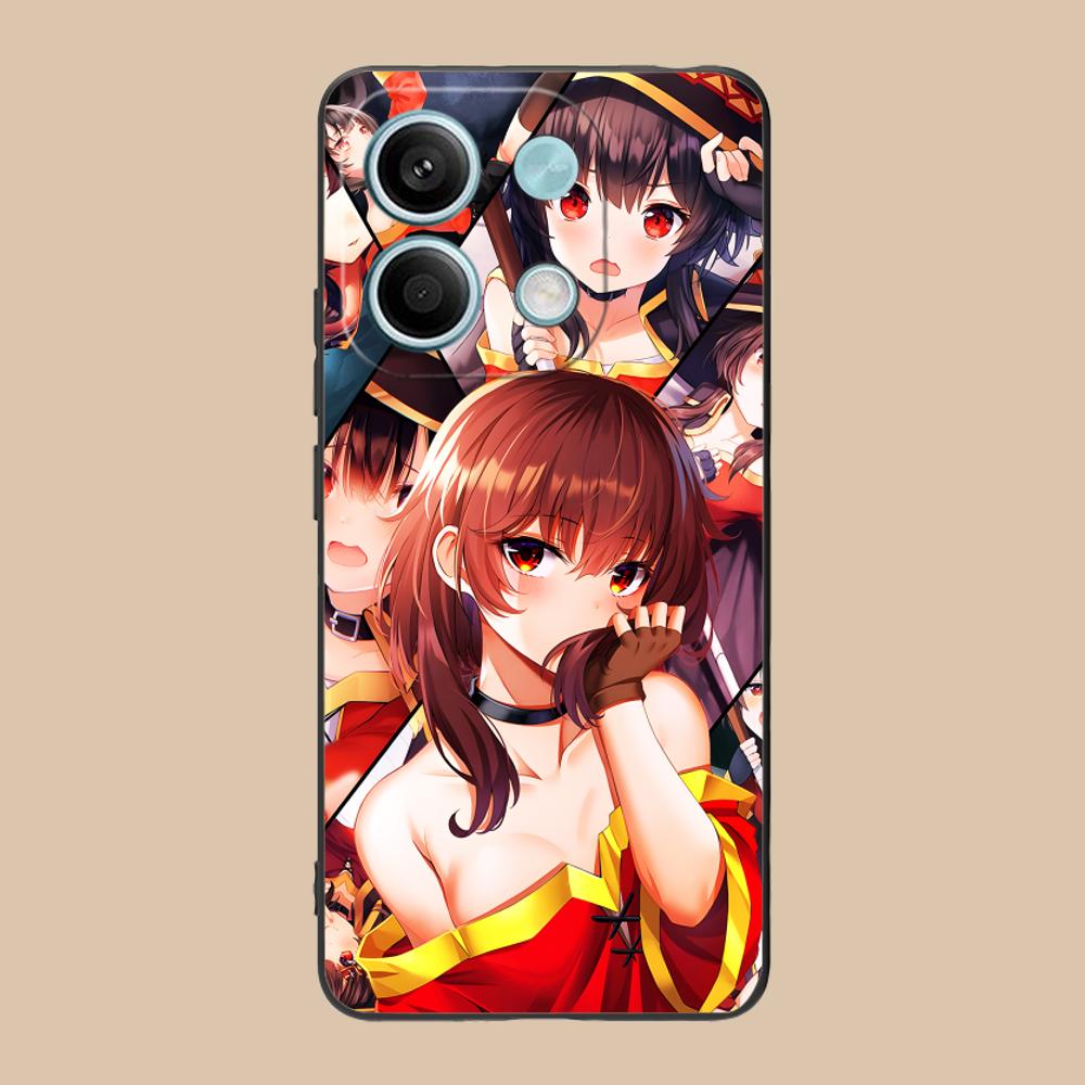 

Konosuba Megumin Mobile Phone Case for Xiaomi 15 14 13 12 Mi 11 T Ultra Lite Pro S X 5G Colour Printing Protective Luxury Cover Xiaomi 11T Pro