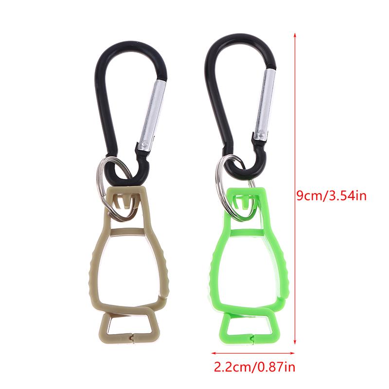 Multifunctional Fastener Hook Plastic Safety Work Gloves Clamp Belt Holder For Hanging Gloves Masks Towels And Sports Kettles