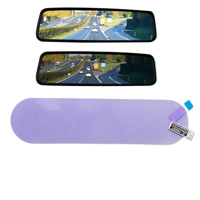 Film Anti-éblouissement pour Rétroviseur Arrière Anti-rayures Autocollants Rétroviseur Véhicule Film Protecteur pour Rétroviseur Arrière Véhicule Pour une Conduite Sûre