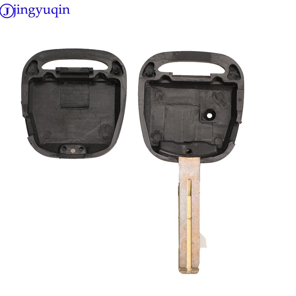 Jingyuqin 1 buton carcasă cheie de la distanță auto pentru TOYOTA Carina Estima Harrier Previa Corolla Celica cheie carcasă TOY48 lamă
