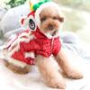 Pet Dog Clothes New Year Chinese Lion Dance Costume Coat For Teddy Costume Small Dog Spring Festival Tang Suit Clothing