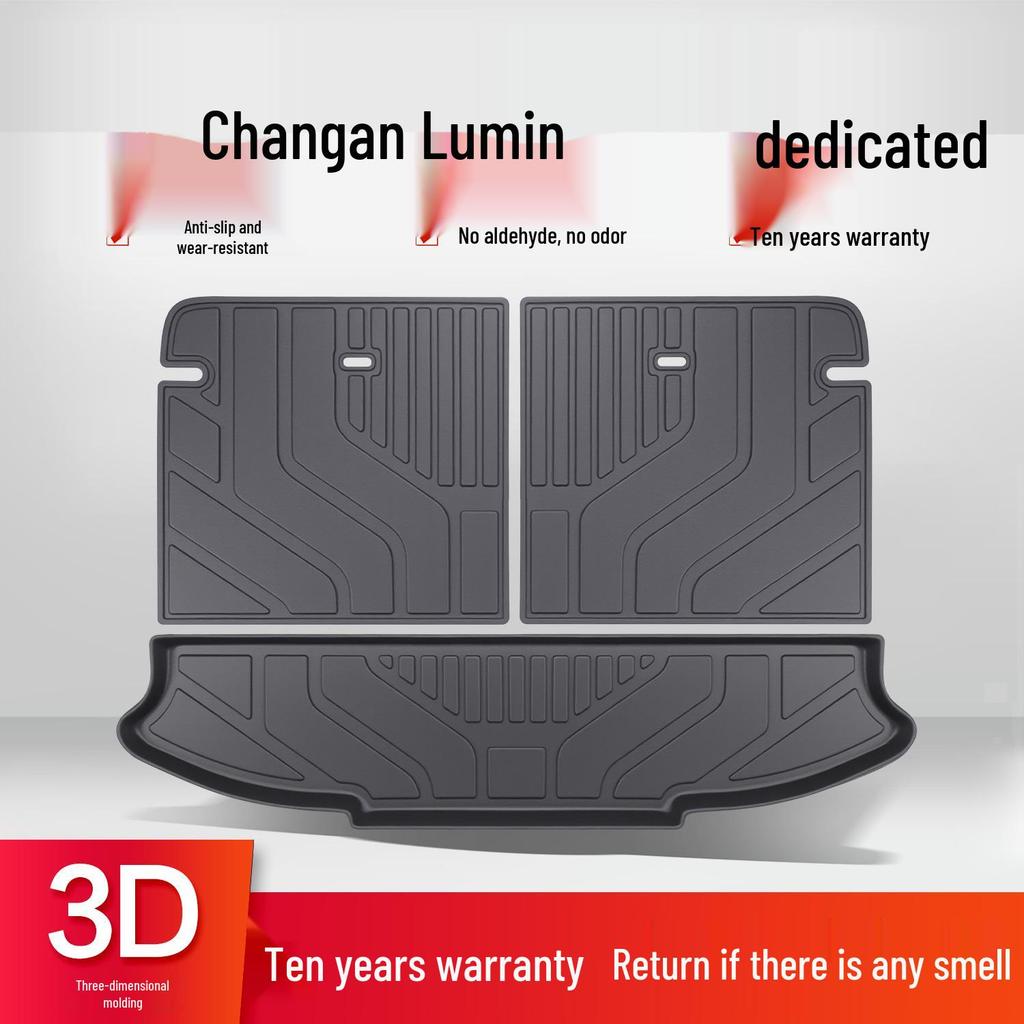 Changan Lumin Nuo Corn TPE Trunk Mat: Custom Car Interior Decoration Accessory