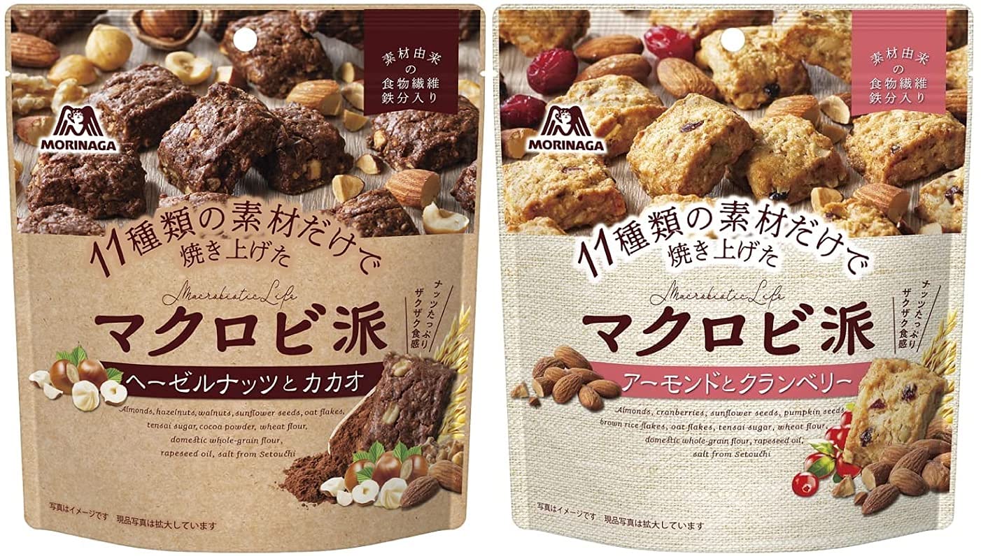 

Morinaga Macrobi biscuits set of 2 3 types of nuts and aromatic cacao almonds and cranberries 1 bag 2 bags total set bulk [Assortment] & Co., Ltd.