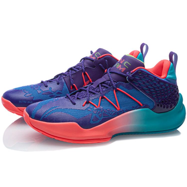 New LINING Sonic Speed VIII Team Shoes - Purple ABPQ011-6