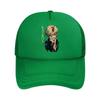 Melancholic Anime Portrait With Vert Mesh Baseball Cap For Womens Unisex FeUnisex Beach Dad Hat Hip Hop