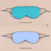Breathable Ice Silk Double-Sided Blackout Eye Mask with Ear Hook