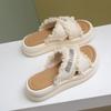 Slippers Girl 2025 New Summer Wear Fashion Niche Super Fire Cool Slippers Thick Bottom Fairy Style Beautiful with Skirt