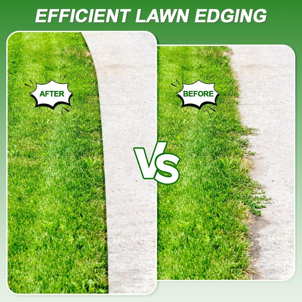 58.3Inch Lawn Edger Wheeled Lawn Tool Universal Edgers for Landscaping