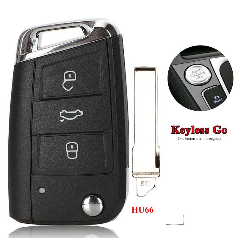 Car Remote Key 434MHz Megamos AES MQB for VW Seat Leon Ateca Golf7 MK7 Touran Polo Tiguan Skoda Octavia 5G6959752AB BB 6V0959752