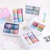 20 Rolls Washi Tape Set 10mm Wide 2m Long Decorative Tape Colorful Washi Tape  for Gift Decoration