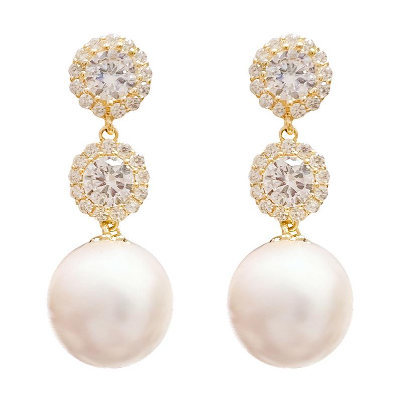 

Geometric Earrings For Women, Elegant Earrings With French Temperament, Light Luxury Jewelry With Small Fragrance