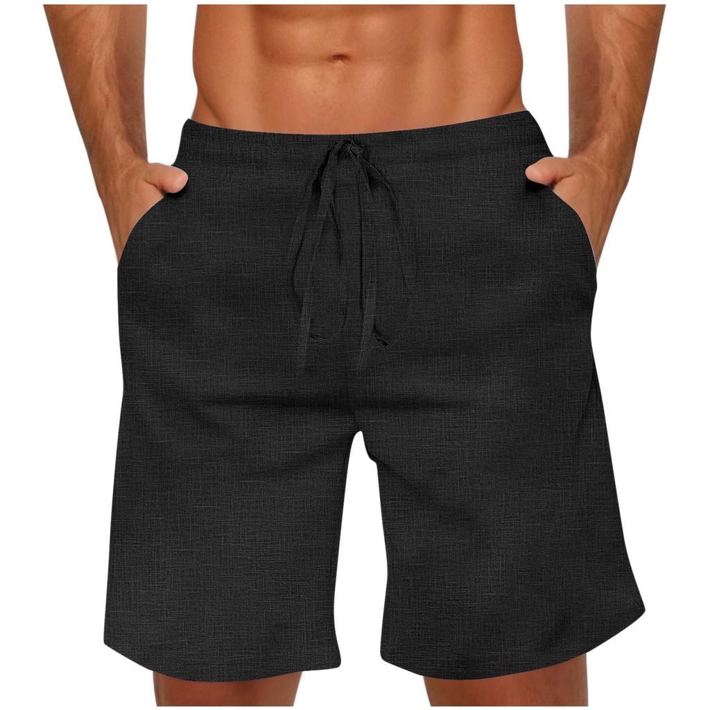 Men's Loose Straight Shorts Plus Size Casual Outdoor Hiking Sports Running Pants