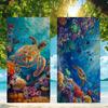 Sea Turtle Underwater Pattern Towel For Swim Yoga Gym Quick Drying Soft and Skin-friendly Beach Towels All-Season
