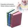 4pcs 1:12 Scale Miniature Dollhouse Books Mini Books Notebook Decoration Toy Accessories