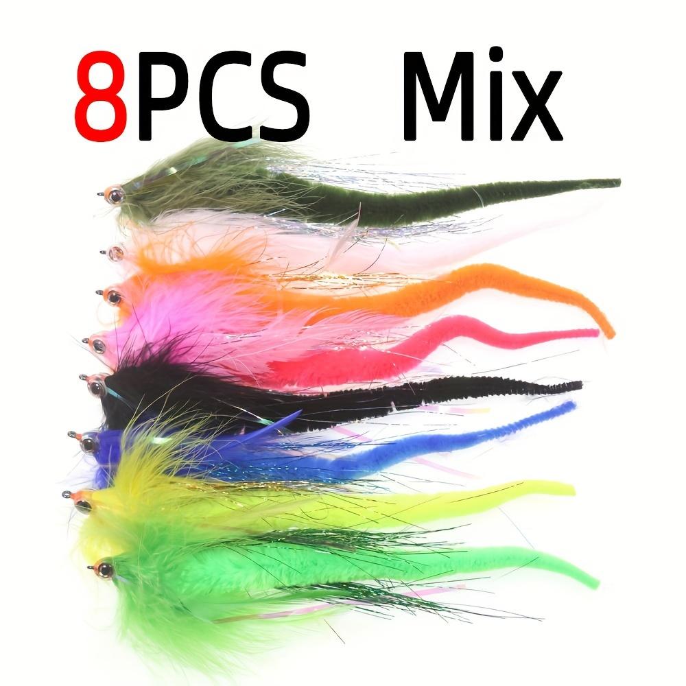 

1 шт. рыболовные приманки хвост дракона Muskie Bass рыболовная приманка щука муха марабу мускусная приманка для троллинга форель лосось стример хлопок конфеты