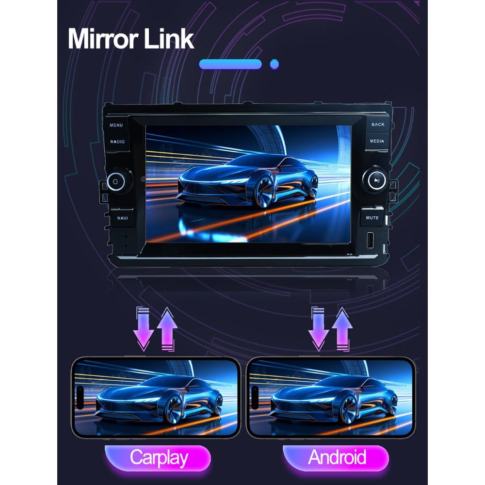8inch Car Radio Android for Volkswagen 2019-2021 Passat B8 Golf Mk7 T-Cross Jetta Tiguan Polo Auto Multimedia Stereo Navigation 1+32GB