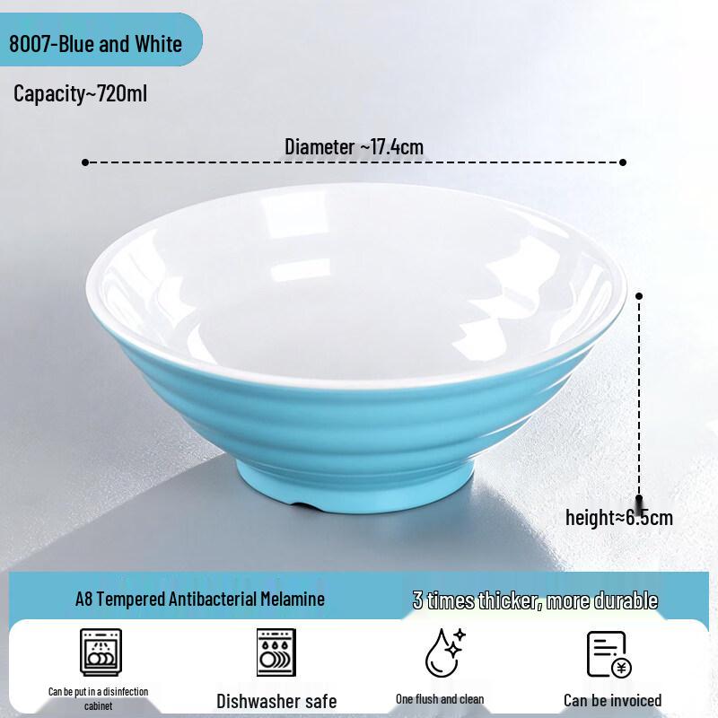 Anyishun A8 Melamine Noodle Bowl