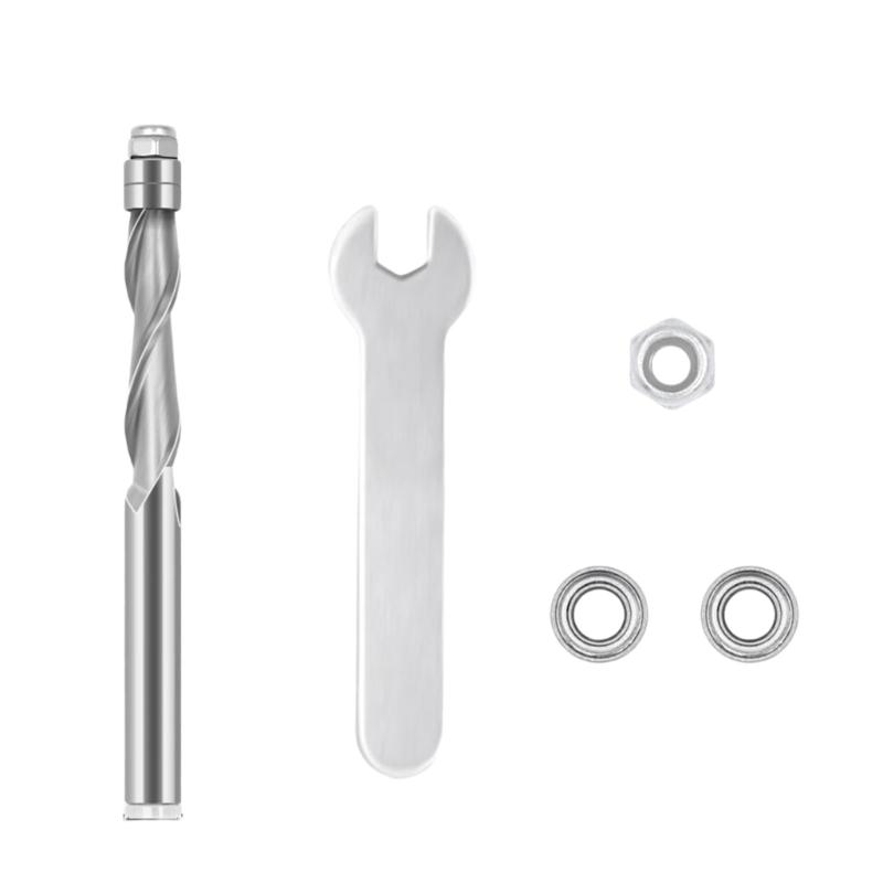 

Professional Double Bearing Router Bit Set For Precise Trimming On Wood Particleboard MultiMaterial Applications 1