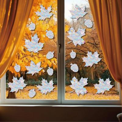 Christmas Windows Rainbow Prism Stickers Rainbow Film for Window Glass Clings Static Removable Suncatcher Decal Sticker