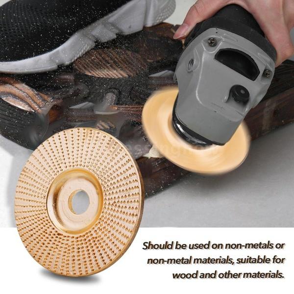 Woodworking Wood Angle Grinding Wheel Tungsten Carbide Coating Bore Shaping Wood Grinding Wheel Angle Grinder Disc