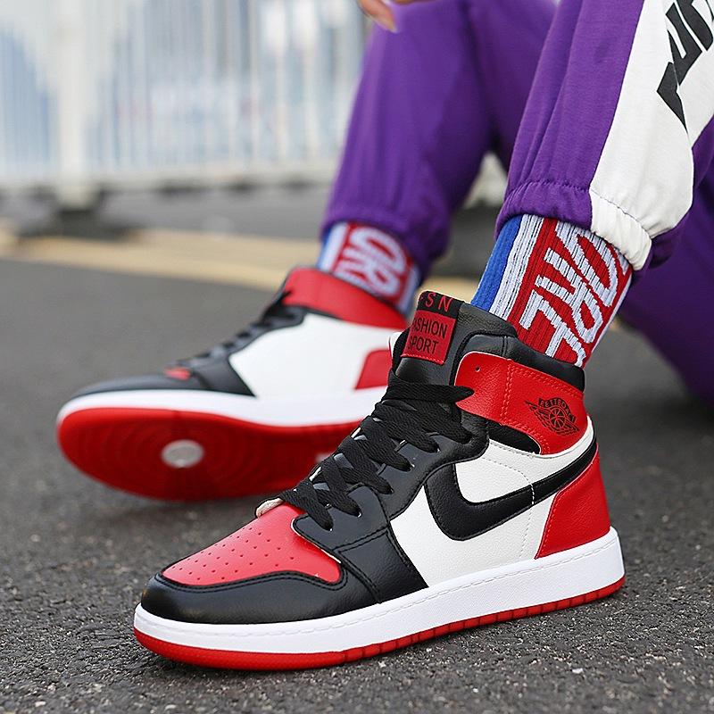 

Men s shoes 2025 autumn and winter new youth fashion sports high-top shoes barbed board shoes basketball shoes 2025 goods 35