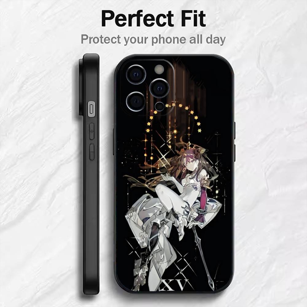 

Cool G-Gilgamesh Tarot Of F-Fate Phone Case For iPhone17,16,15,14,13,12 Plus,Max Soft Silicone Black Cover iPhoneXSMAX