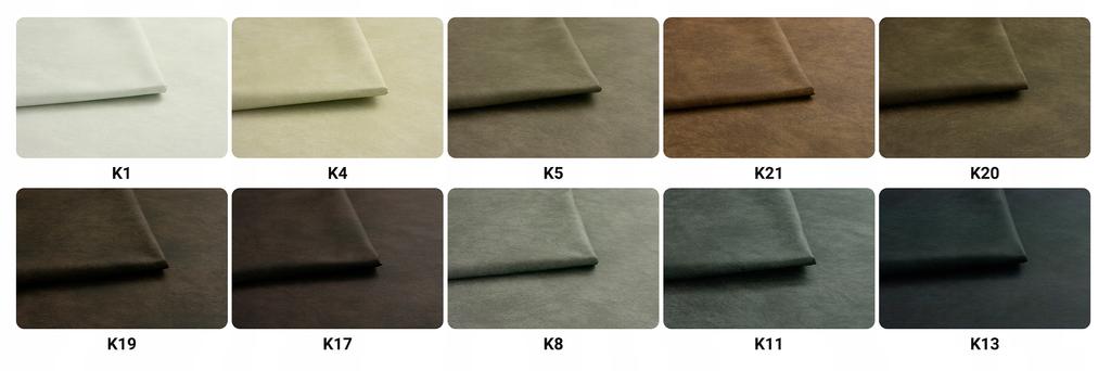 Zestaw wypoczynkowy mebli uszak Eko skóra sofa fotele skandynawskie Family Meble