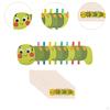 Wooden Matching Toy Fine Motor Early Education Coordination Color Sorting Learning Tool for