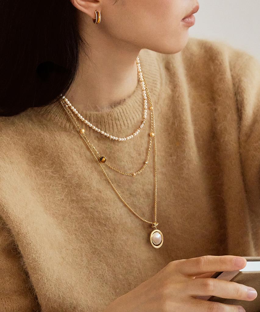 Lola Rose Heliocentric Freshwater Pearl Bead Necklace