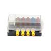 Fuses Box Holder With 4 Way Blade Fuses Holder Block Power Distribution Panel