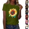 Unisex Casual Fashion Print Crewneck Loose T-shirt