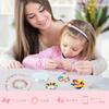Bead Toys for DIY Handmade Kit for and Colorful Approximately 450 24 with Storage Perfect Gift for Birthdays Girls, Crafts, Accessories, Bracelets,