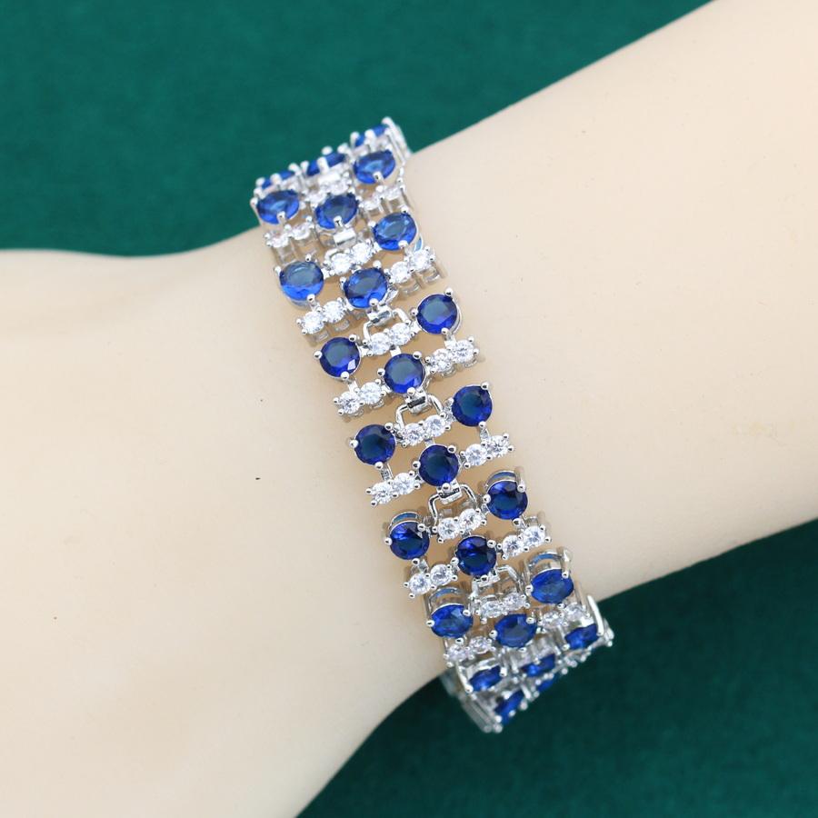 

Роскошный браслет из циркония разных цветов, свадебное украшение, подарок для женщин