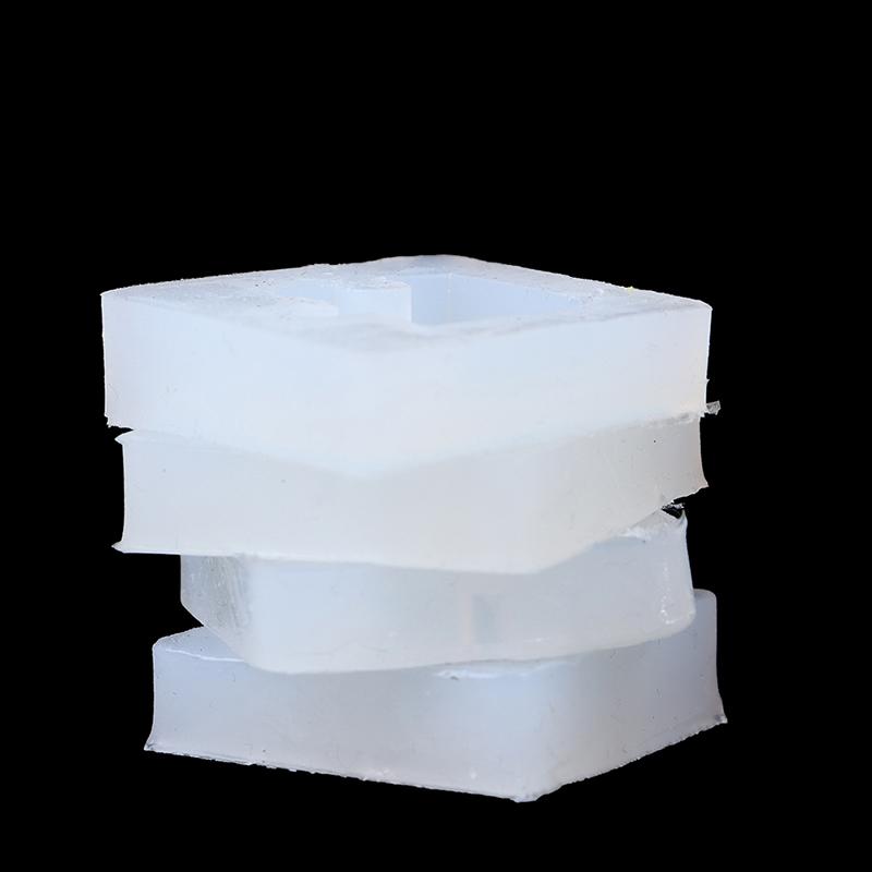 4Pcs/Set Silicone Puzzle Pendant Mold Diy Uv Resin Keyring Mould Jewelry Tool