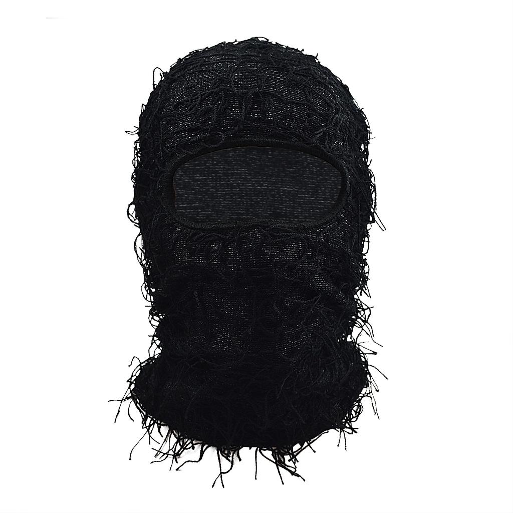 CHCYCLE Distressed Balaclava Ski Mask Knitted Balaclava Face Mask for Men Women Skiing, Snowboarding, Cycling Hiking
